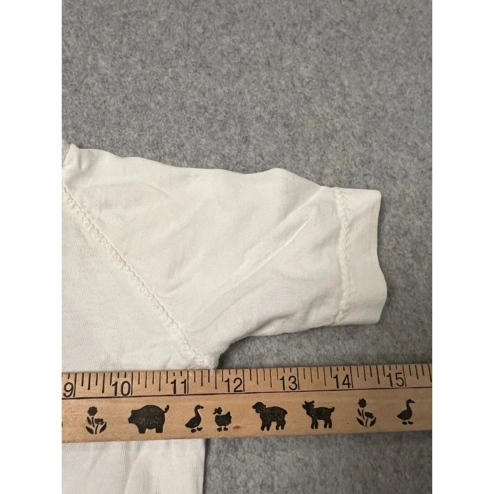 Carters Baby Infant‎ Kimono Jacket 3-6mos 100% Cotton Snap Closure White Vintage